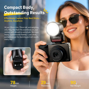 ZENIKO RF12M Mini On-Camera Flash