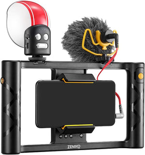 ZENIKO MR11 Smartphone Video Rig with Light