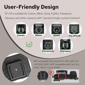 ZENIKO ZF04 Lightweight On-Camera Flash