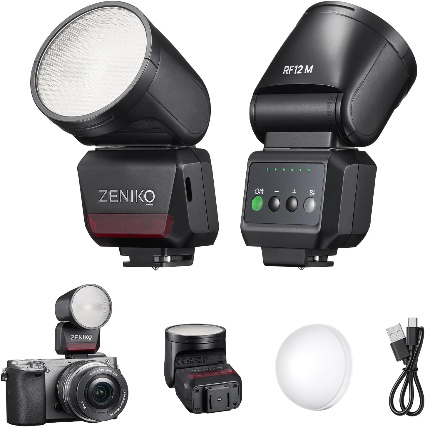 ZENIKO RF12M Mini On-Camera Flash
