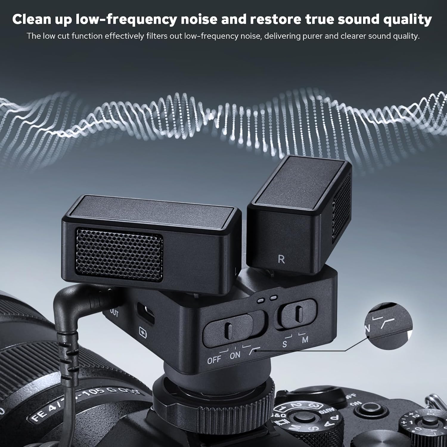 ZENIKO OC-D1 Stereo Dual Shotgun Mic