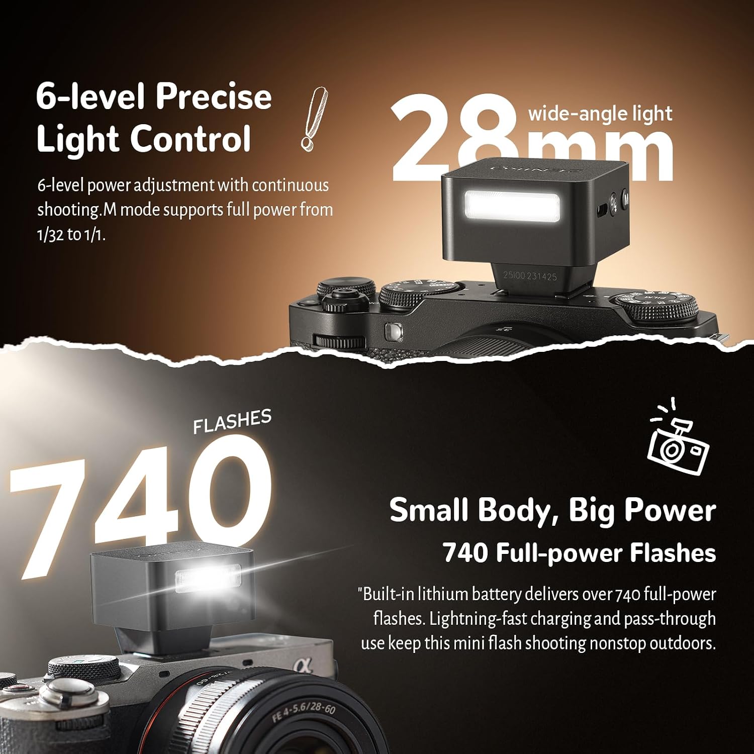 ZENIKO ZT08 TTL Mini Camera Flash